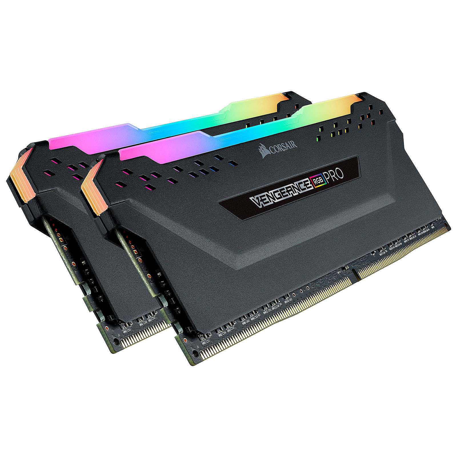 CORSAIR VENGEANCE RGB PRO- Barrette RAM DDR4- 64 Go (2x32) Haut de