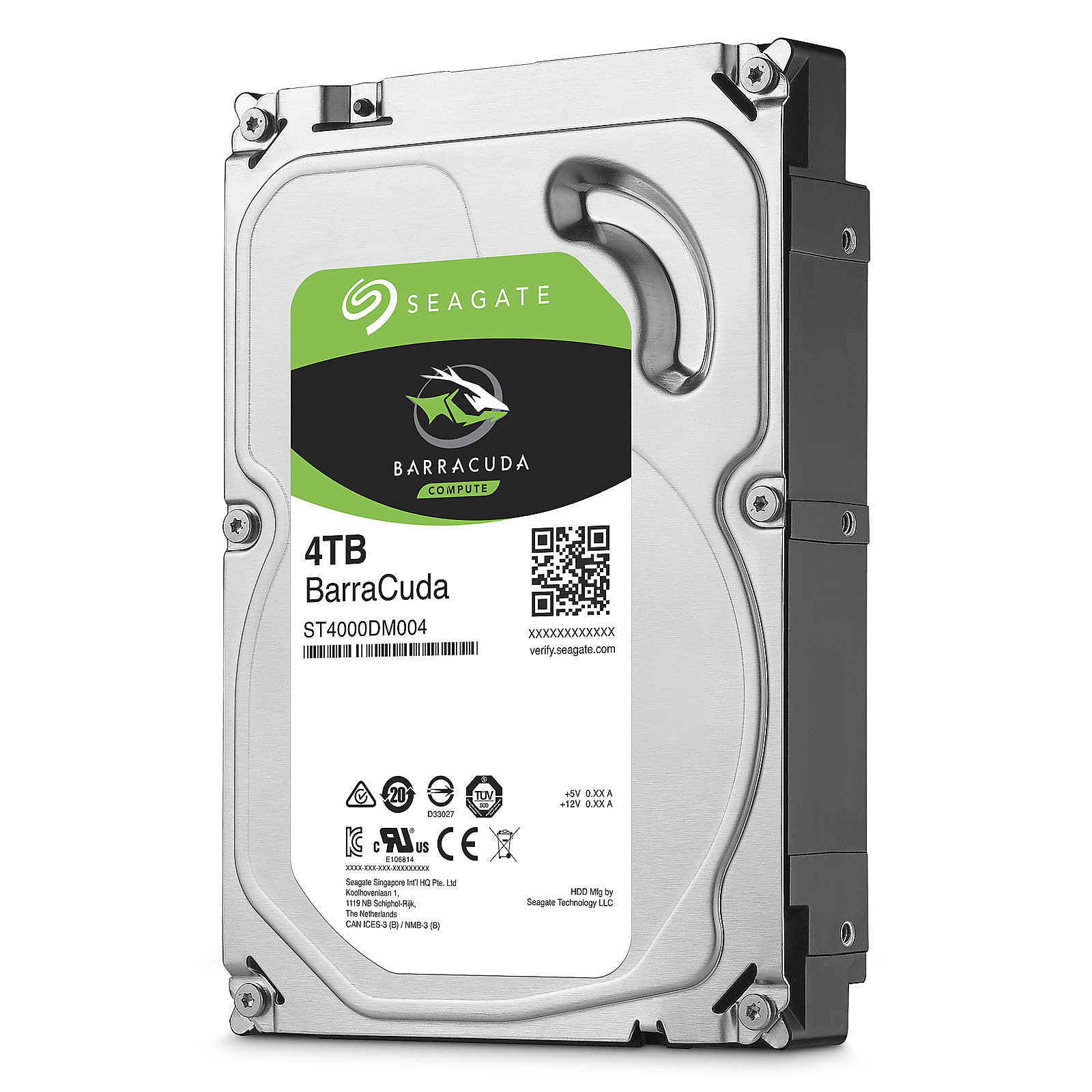 Seagate BarraCuda 4 To (ST4000DM004) Disque dur 3.5 4 To 5400 RPM